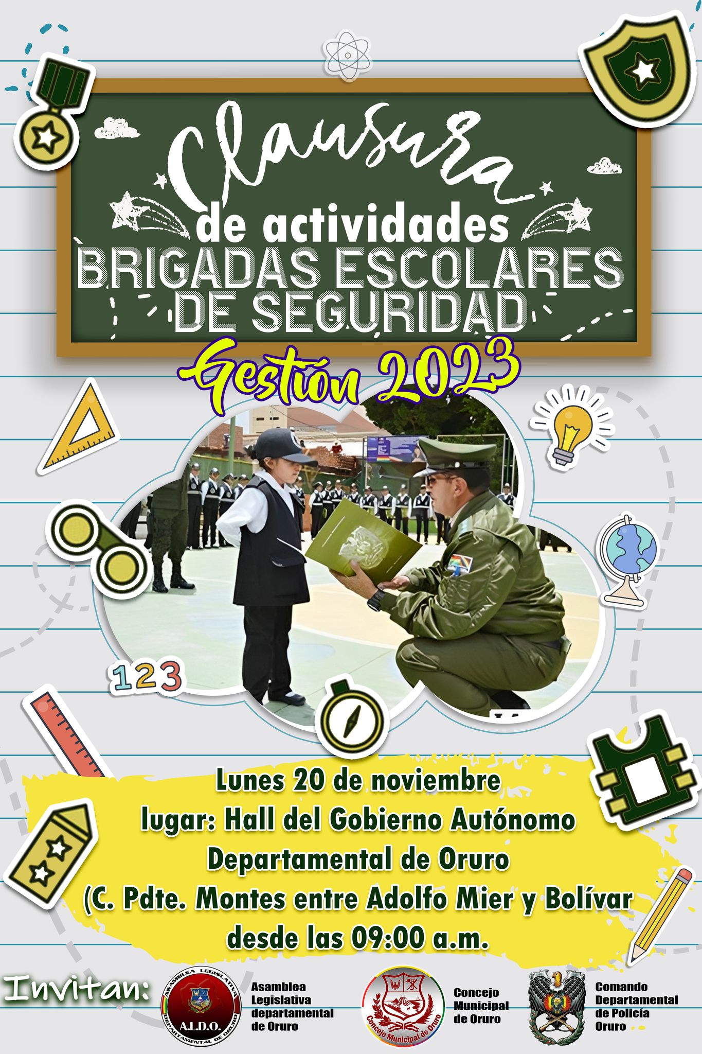 Acto De Clausura De Actividades De Las «Brigadas Escolares De Seguridad ...